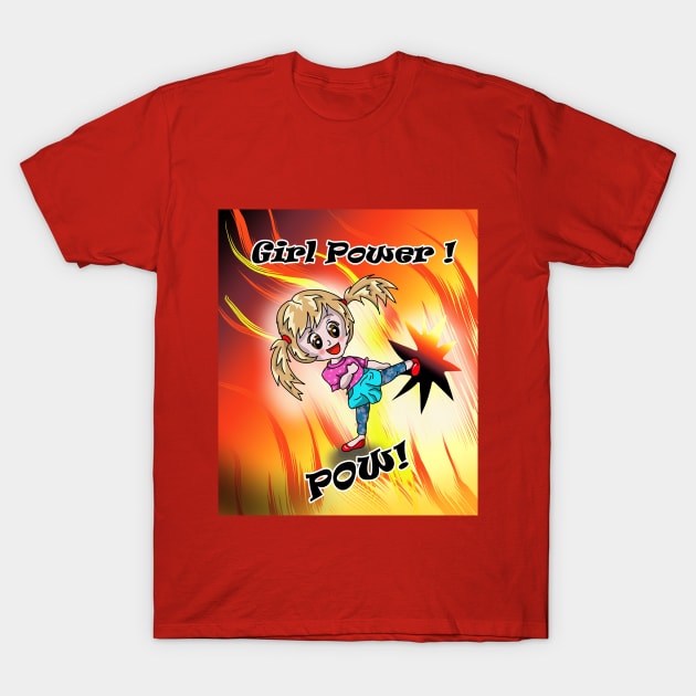 Girl Power! Pow! T-Shirt by cuisinecat